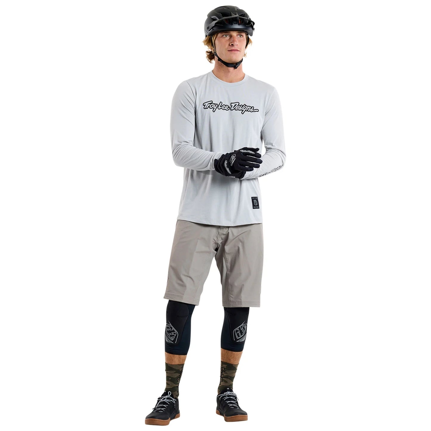Troy Lee Designs Skyline Long Sleeve MTB Jersey - Radioscape - Mist
