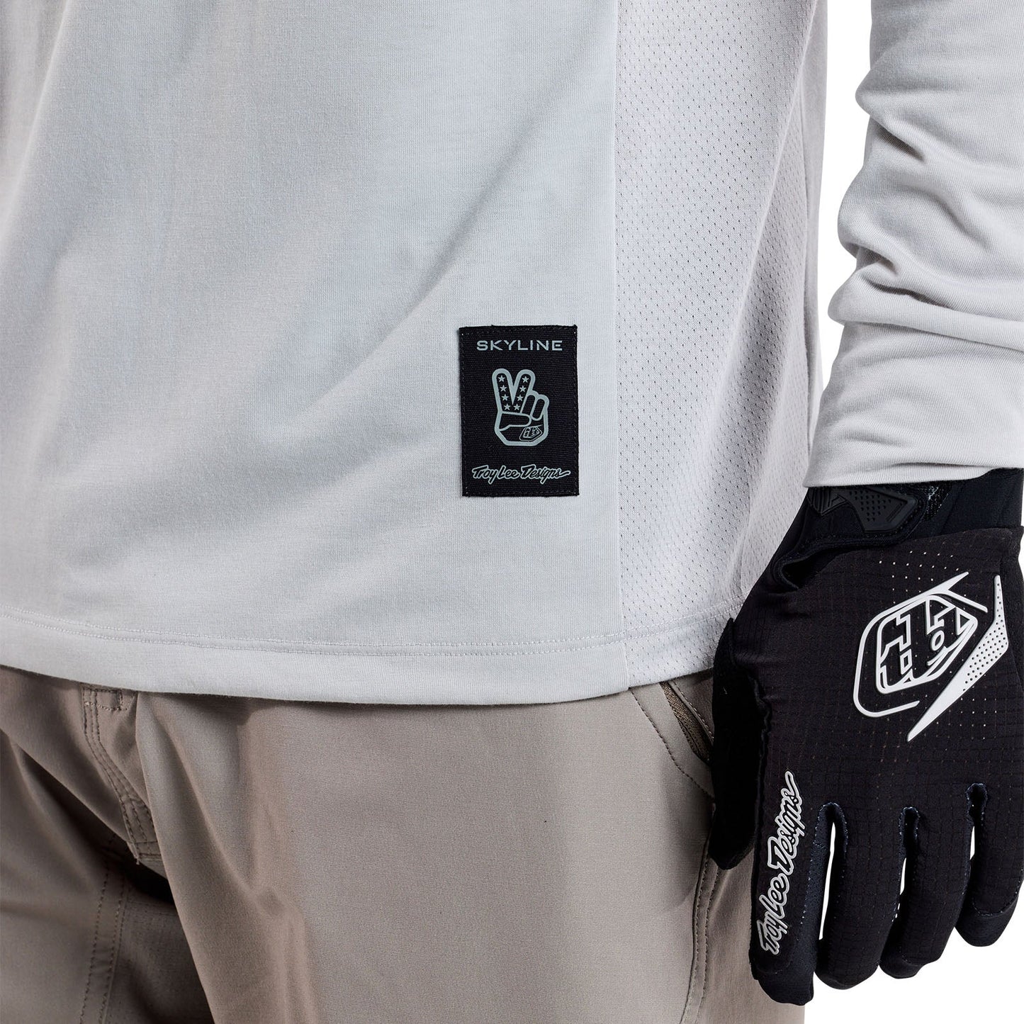 Troy Lee Designs Skyline Long Sleeve MTB Jersey - Radioscape - Mist