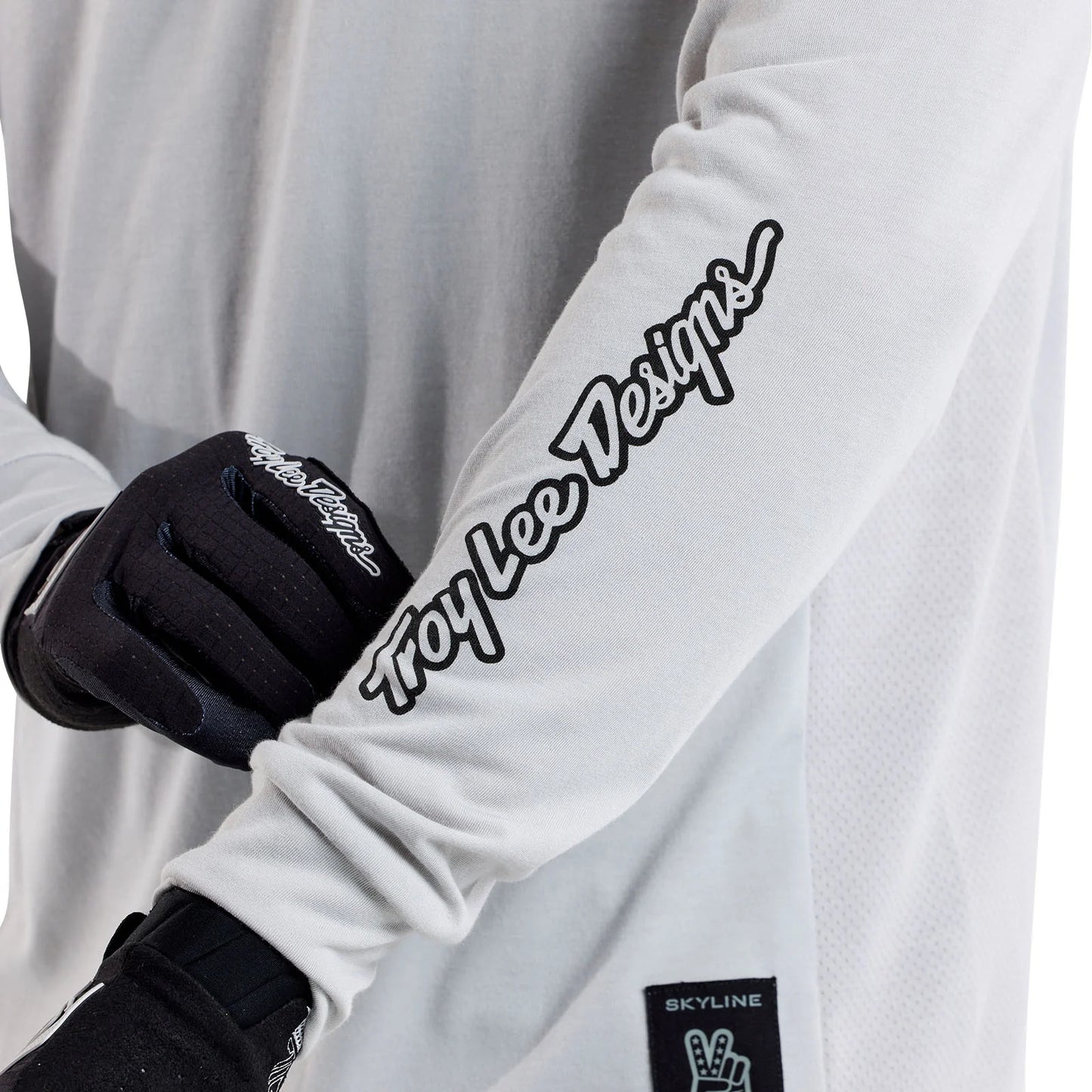Troy Lee Designs Skyline Long Sleeve MTB Jersey - Radioscape - Mist