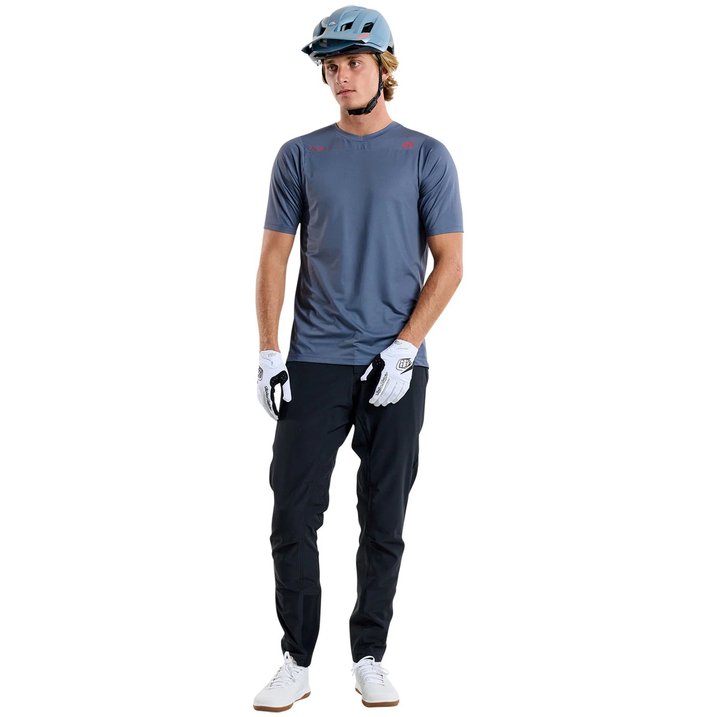 Troy Lee Designs Skyline Short Sleeve MTB Jersey - Steel Blue