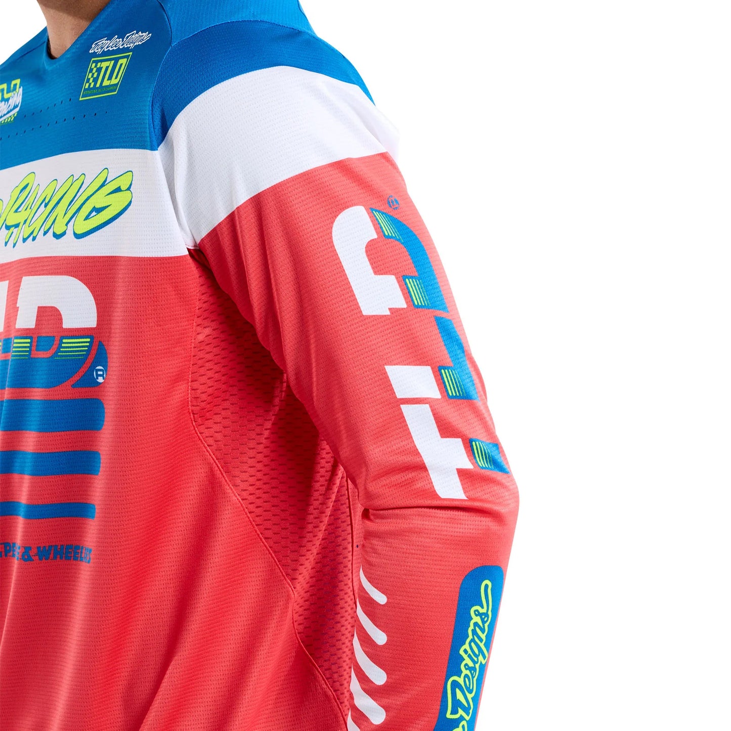 Troy Lee Designs Sprint Long Sleeve MTB Jersey - Fifty-50 - Fiery Red