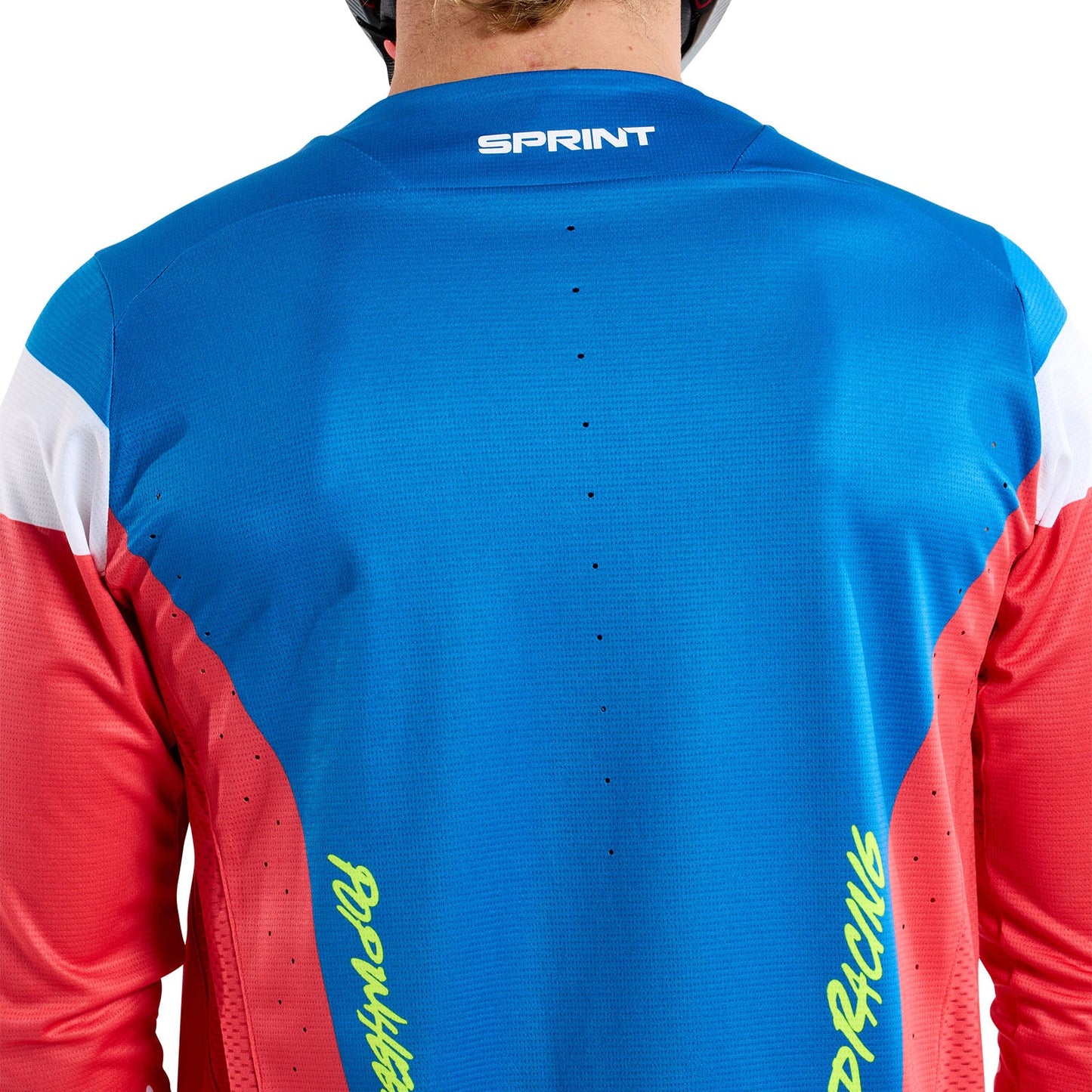 Troy Lee Designs Sprint Long Sleeve MTB Jersey - Fifty-50 - Fiery Red