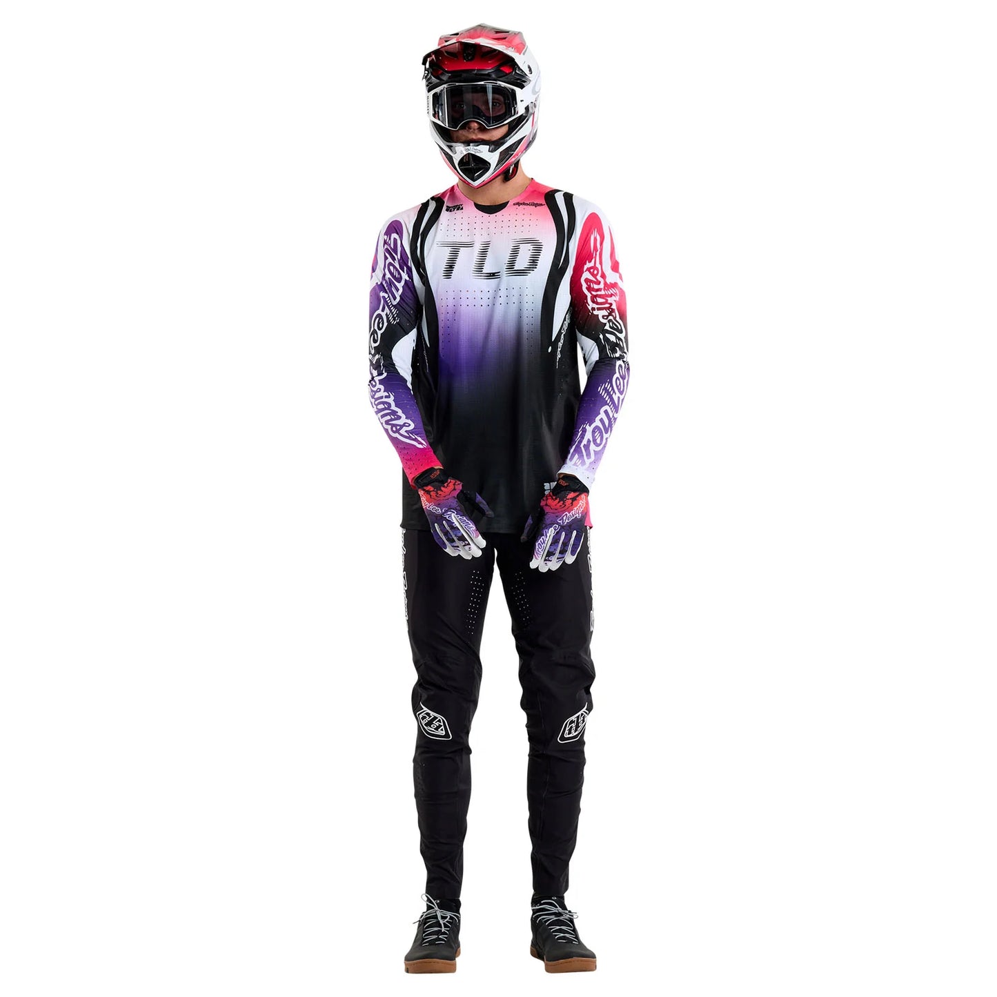 Troy Lee Designs Sprint Ultra Long Sleeve MTB Jersey - Drip - Purple