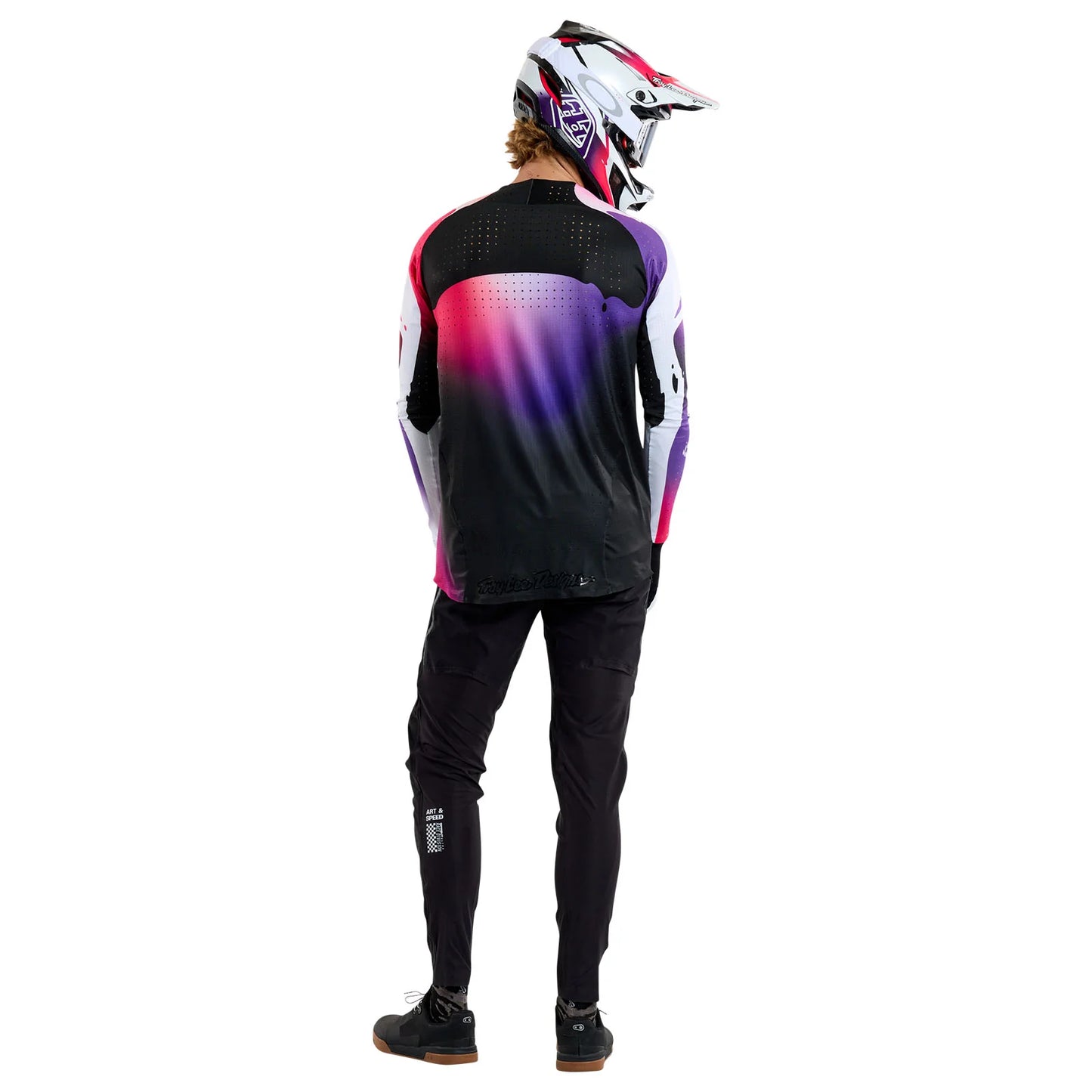 Troy Lee Designs Sprint Ultra Long Sleeve MTB Jersey - Drip - Purple