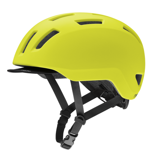 Smith Transit MIPS City Helmet - Matt Neon Yellow