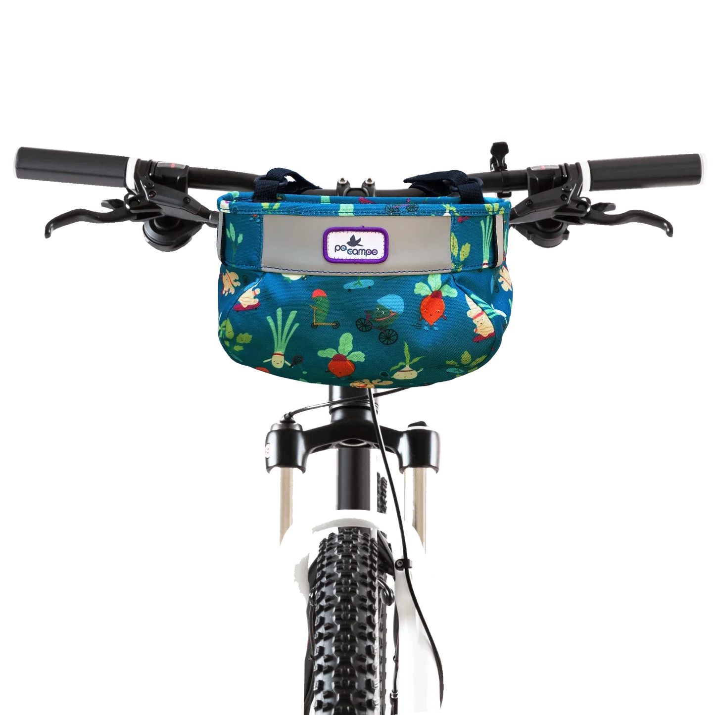 Po Campo Whoosh Bike Basket - Veggie