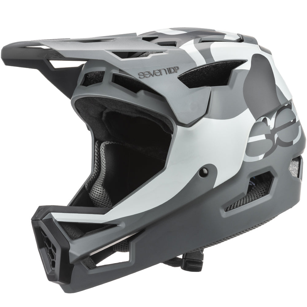 7 iDP Project 23 ABS Full Face Helmet - Matt Urban Camo-Black