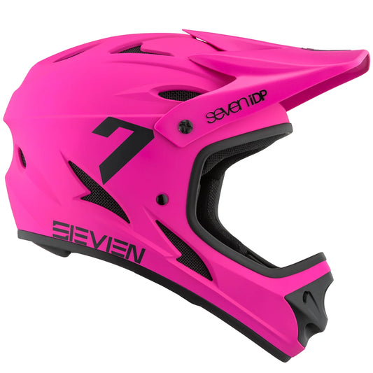 7 iDP M1 Full Face Helmet - Flo Pink