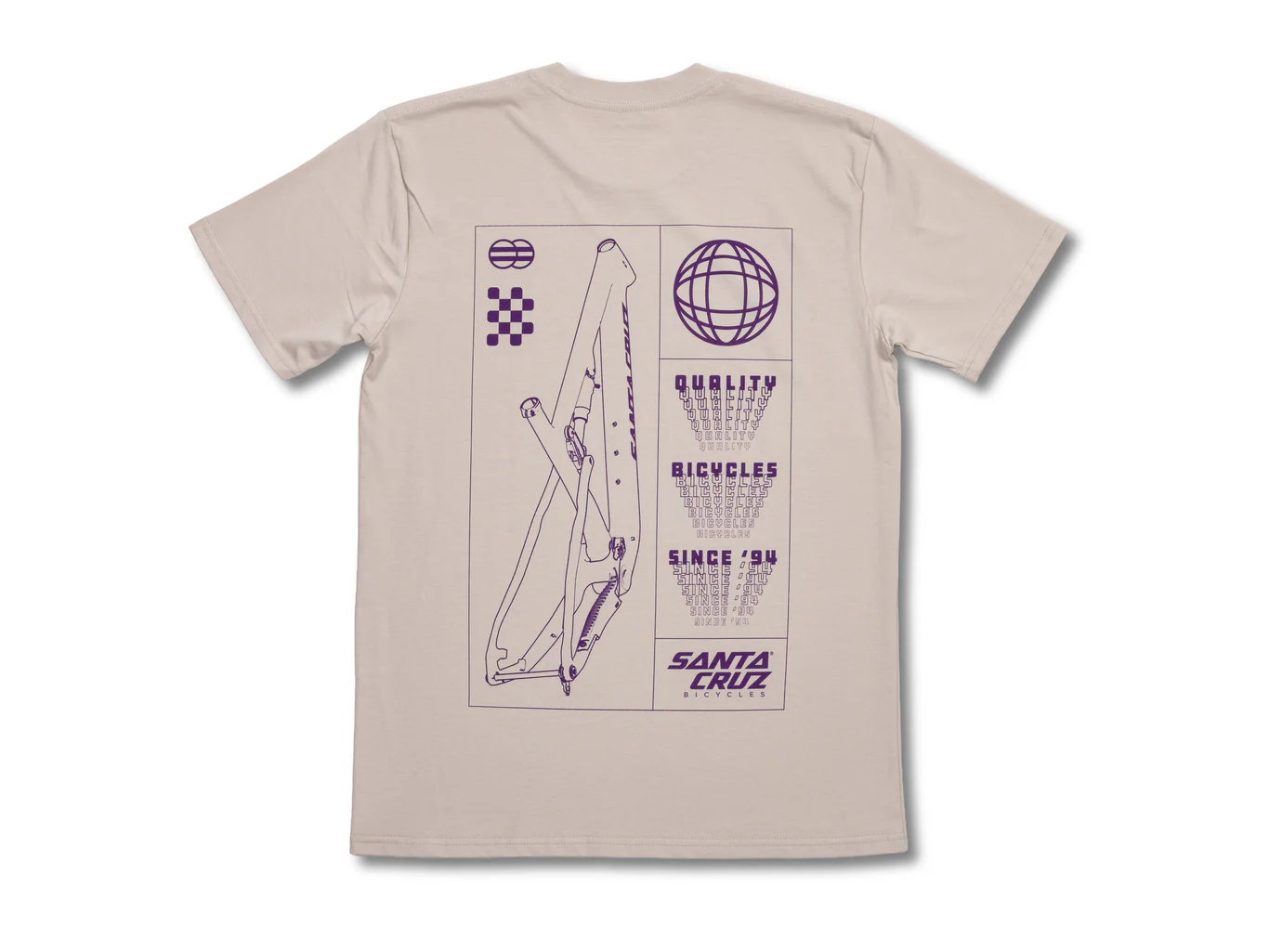 Santa Cruz Framed Tee - Fog