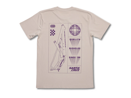 Santa Cruz Framed Tee - Fog