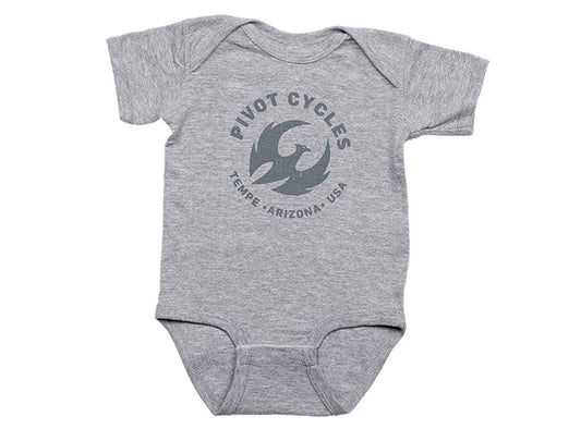 Pivot Phoenix Baby Body Suit - Gray Gray Newborn 