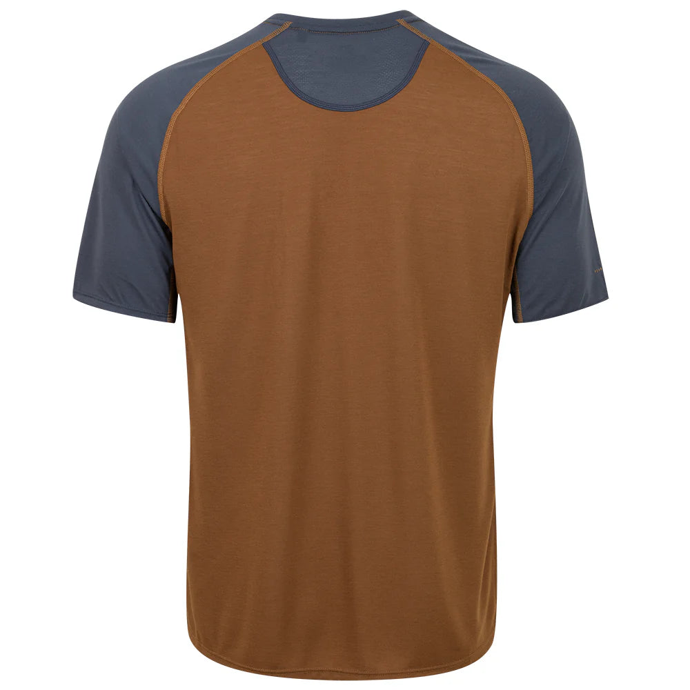 Pearl Izumi Canyon Short Sleeve MTB Jersey - Saddle-Dark Ink
