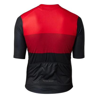 Pearl Izumi Attack Short Sleeve Road Jersey - Red Dahlia Tri Color