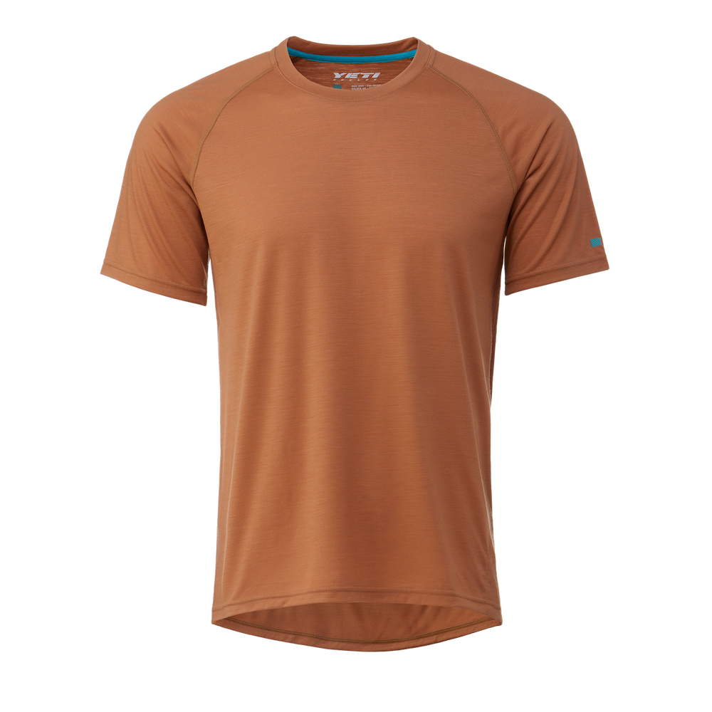 Yeti Switch Merino Short Sleeve MTB Jersey - Dark Sand