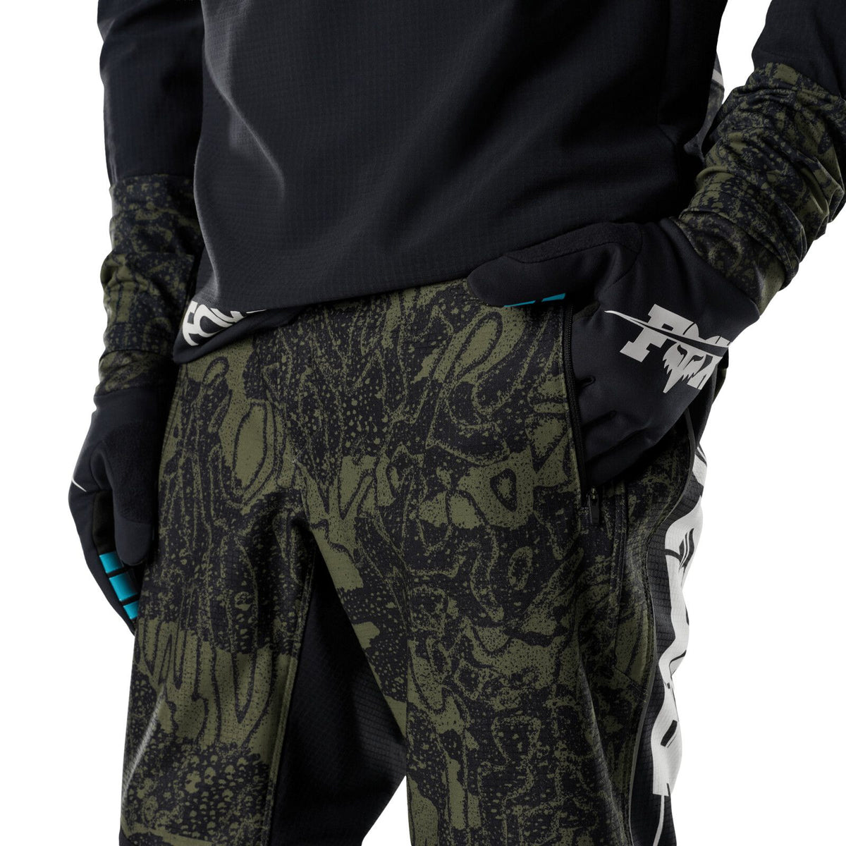 Fox Racing Defend Fire Pant - Lunar - Olive Green