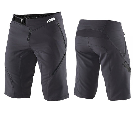 100% Airmatic All Mountain Short - Charcoal Charcoal 28" 