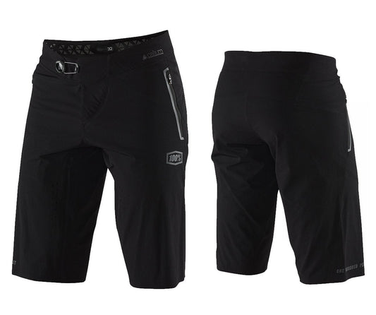 100% Celium All Mountain Short - Black Black 32" 
