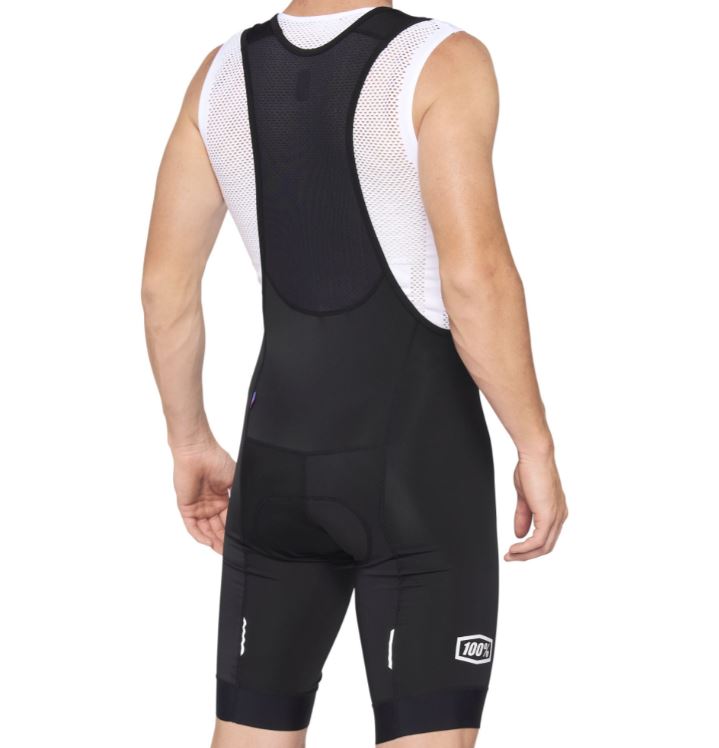 100% Exceeda Bib Short - Black-White