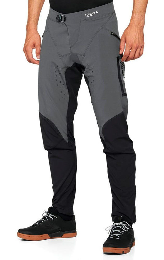 100% R-Core-X Pant - Gray - 2022 Gray 28" 