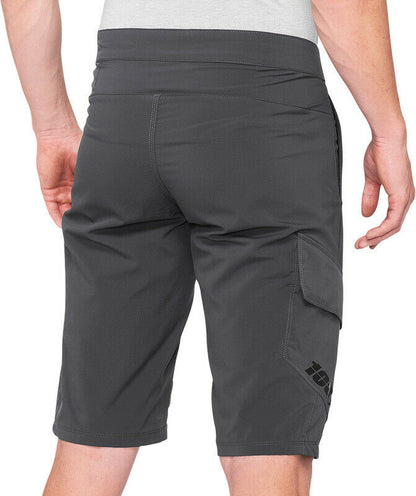 100% Ridecamp Short - Charcoal - 2022