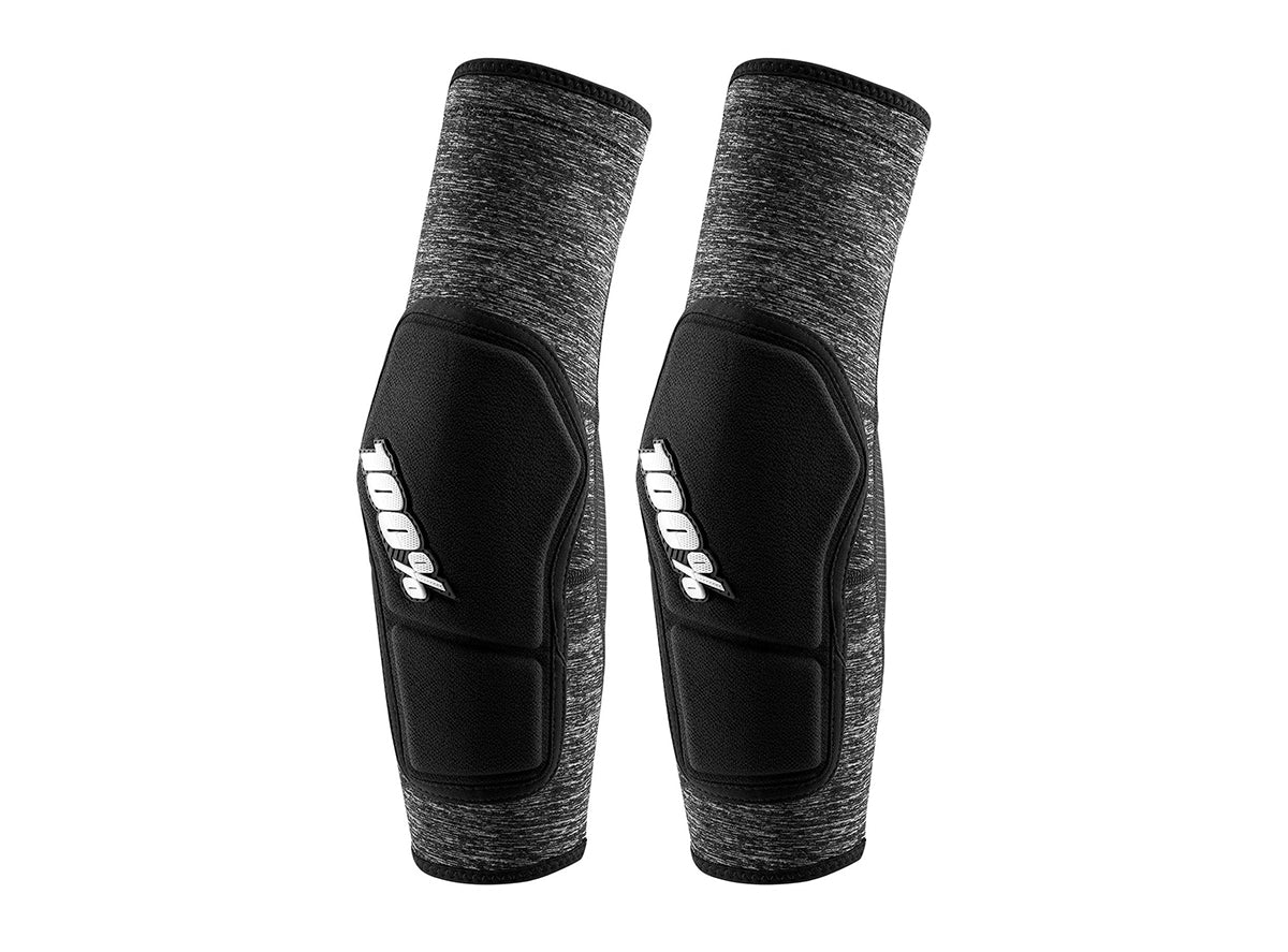 100% Ridecamp Elbow Guard - Gray Heather-Black Gray Heather - Black Small 