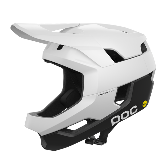 POC Otocon Race MIPS Full Face Helmet - Hydrogen White-Uranium Black Matt Hydrogen White - Uranium Black Matt X-Small 