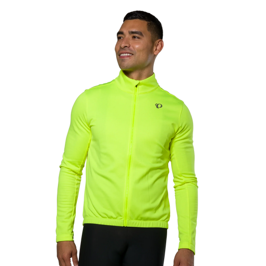 Pearl Izumi Quest Thermal Long Sleeve Road Jersey - Screaming Yellow