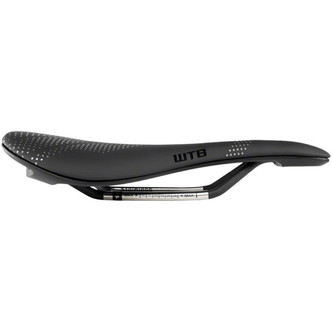 WTB Gravelier Medium Fusion Form Saddle - Stainless Rail - Black
