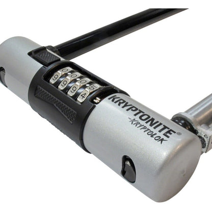 Kryptonite KryptoLok Combination U-Lock - 4"x9" - Black
