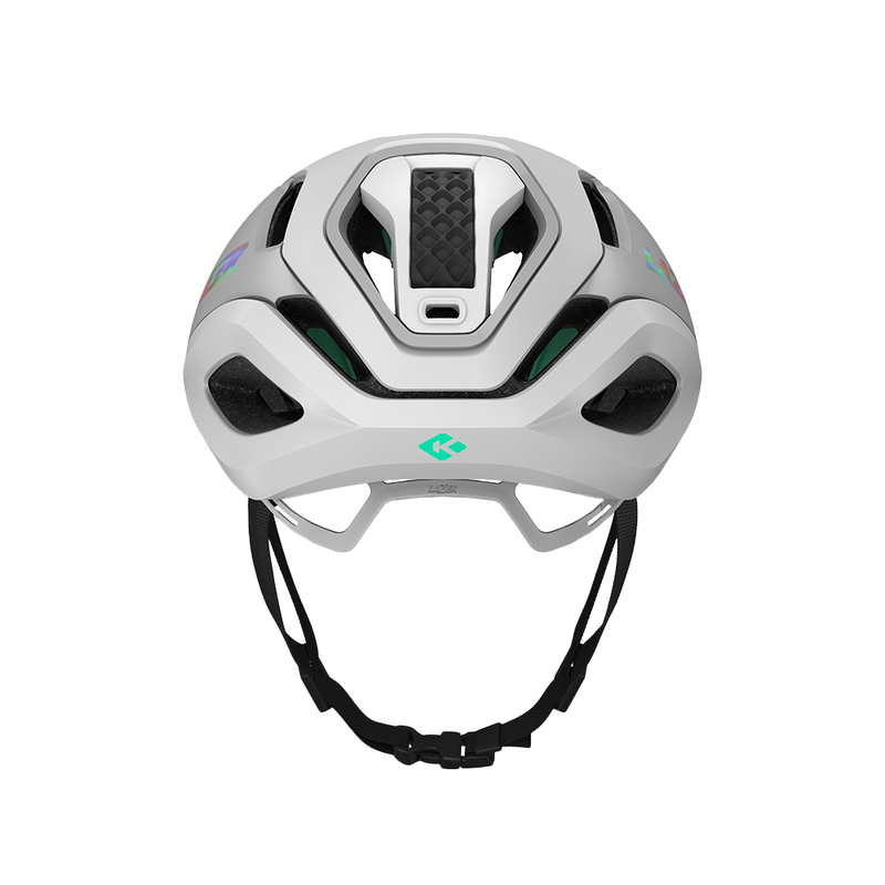 Lazer Vento Kineticore KC SMU Road Helmet - Pure White-Black Straps