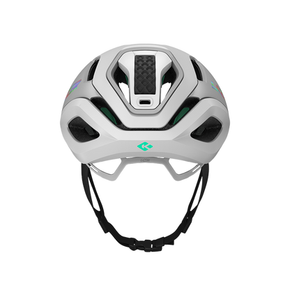 Lazer Vento Kineticore KC SMU Road Helmet - Pure White-Black Straps