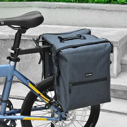 Dahon Double Pannier Bag - Medium - Gray