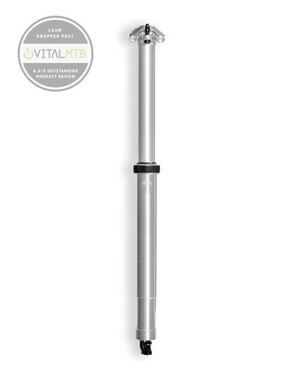 PNW Loam 2 Dropper Seatpost - Silver