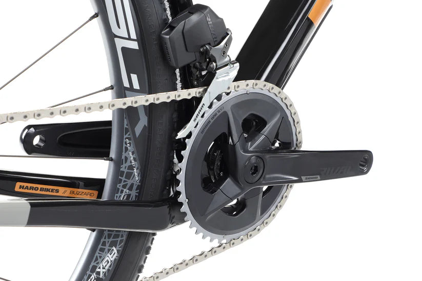 Haro Buzzard Carbon 1 700c - Gloss Jet Black and Gray-Copper