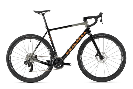 Haro Buzzard Carbon 1 700c - Gloss Jet Black and Gray-Copper