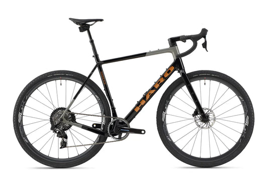 Haro Buzzard Carbon Top Shelf 700c - Gloss Jet Black and Gray-Copper