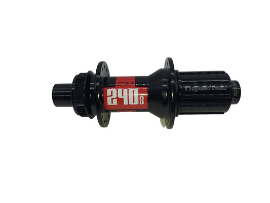 DT Swiss 240 Road Disc Hub - Rear - Centerlock - Black-Red - OEM