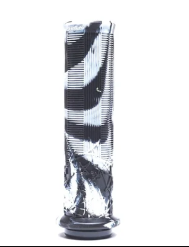 The Sensus Meaty Paw MTB Grip - Black-White Swirl