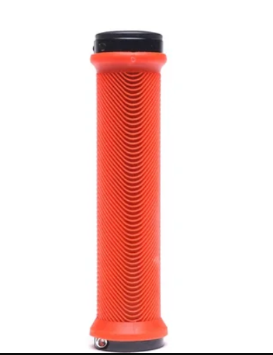 The Sensus Swayze Sans Flange MTB Grip - Grapefruit-Coral