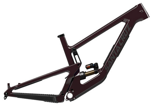 Santa Cruz Nomad 6 CC MX Frame - Fox Factory - Gloss Stormbringer Purple - 2025