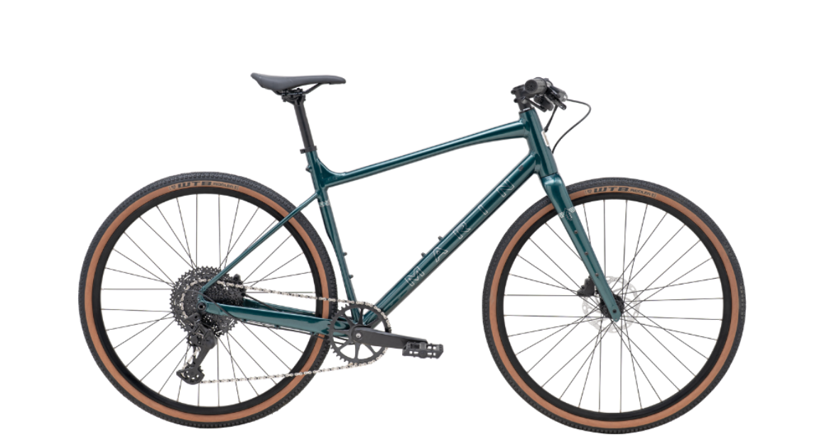 Marin DSX 1 700c - Green-Silver - 2025 – Planet Cyclery