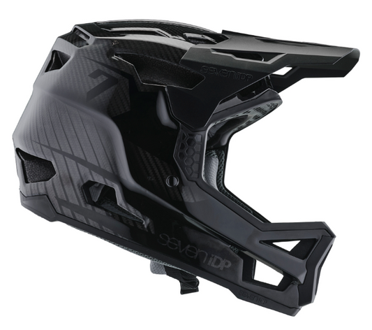 7 iDP Project 23 Carbon Full Face Helmet - Gloss Black