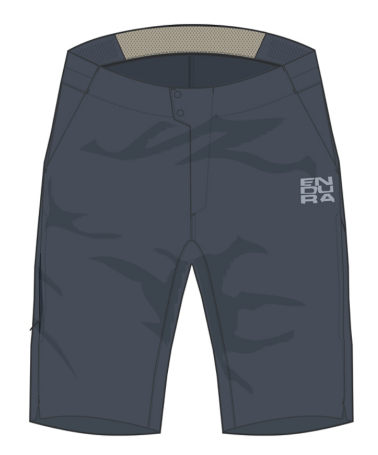 Endura AllTrack Ride Over Short - Carbon Grey