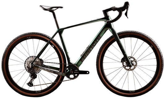 Bianchi Arcadex Pro 700c - Apex/GX AXS Disc - Forest Green-Graphite Matt