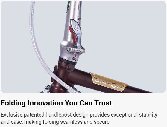 Dahon Boardwalk D7 20" - Rust Brown