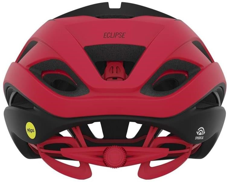 Giro Eclipse Spherical Road Helmet - Matt Black-White-Red
