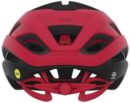Giro Eclipse Spherical Road Helmet - Matt Black-White-Red