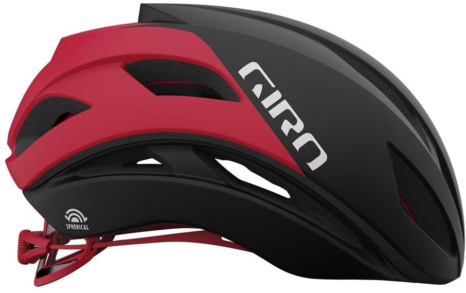 Giro Eclipse Spherical Road Helmet - Matt Black-White-Red