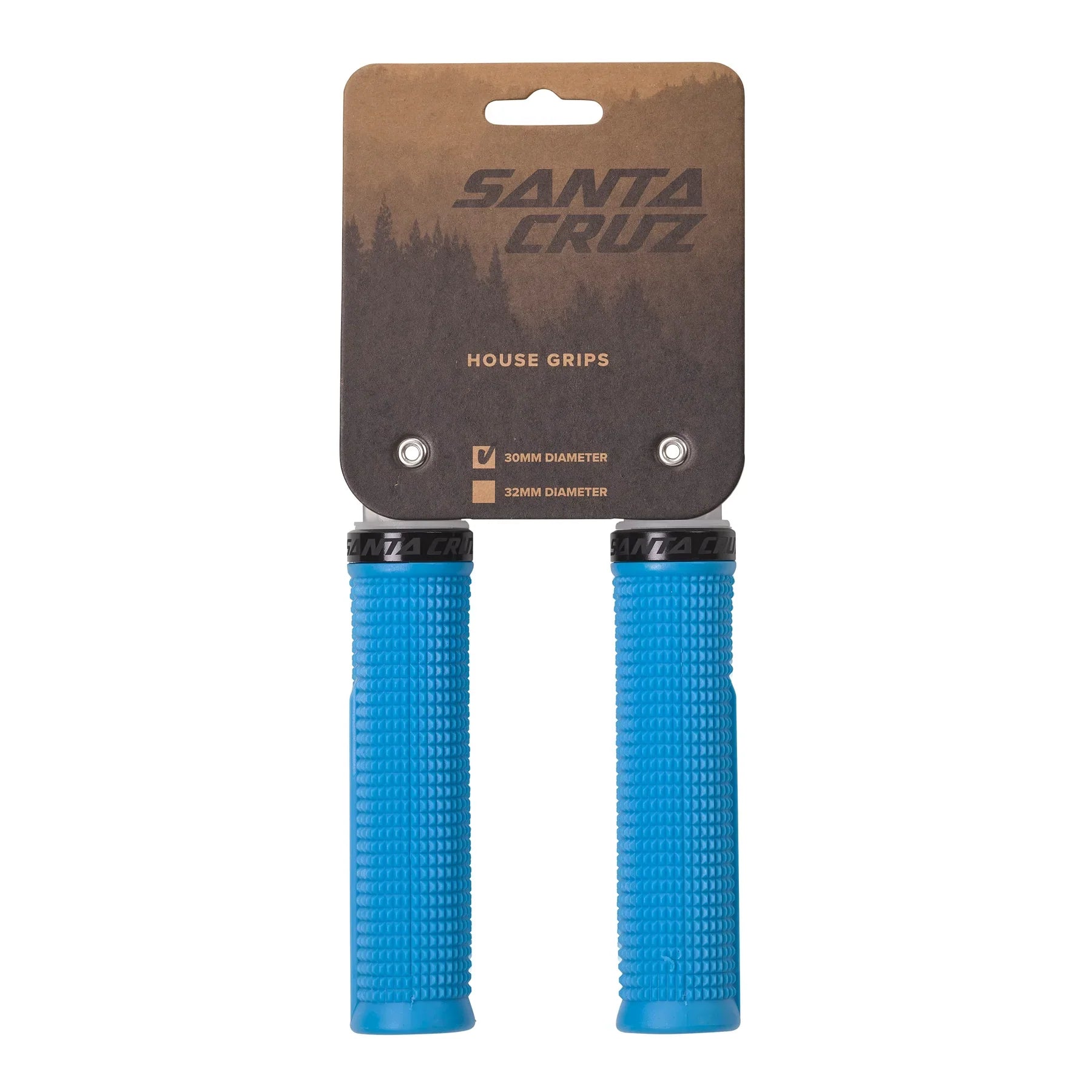 Santa Cruz House Grips - 30mm - Bright Blue Bright Blue  