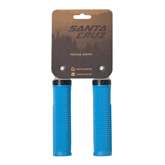 Santa Cruz House Grips - 30mm - Bright Blue Bright Blue  